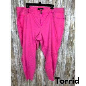 Torrid Hot Pink Skinny Jeans